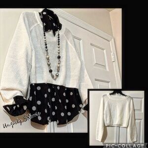 Women's White Sweater